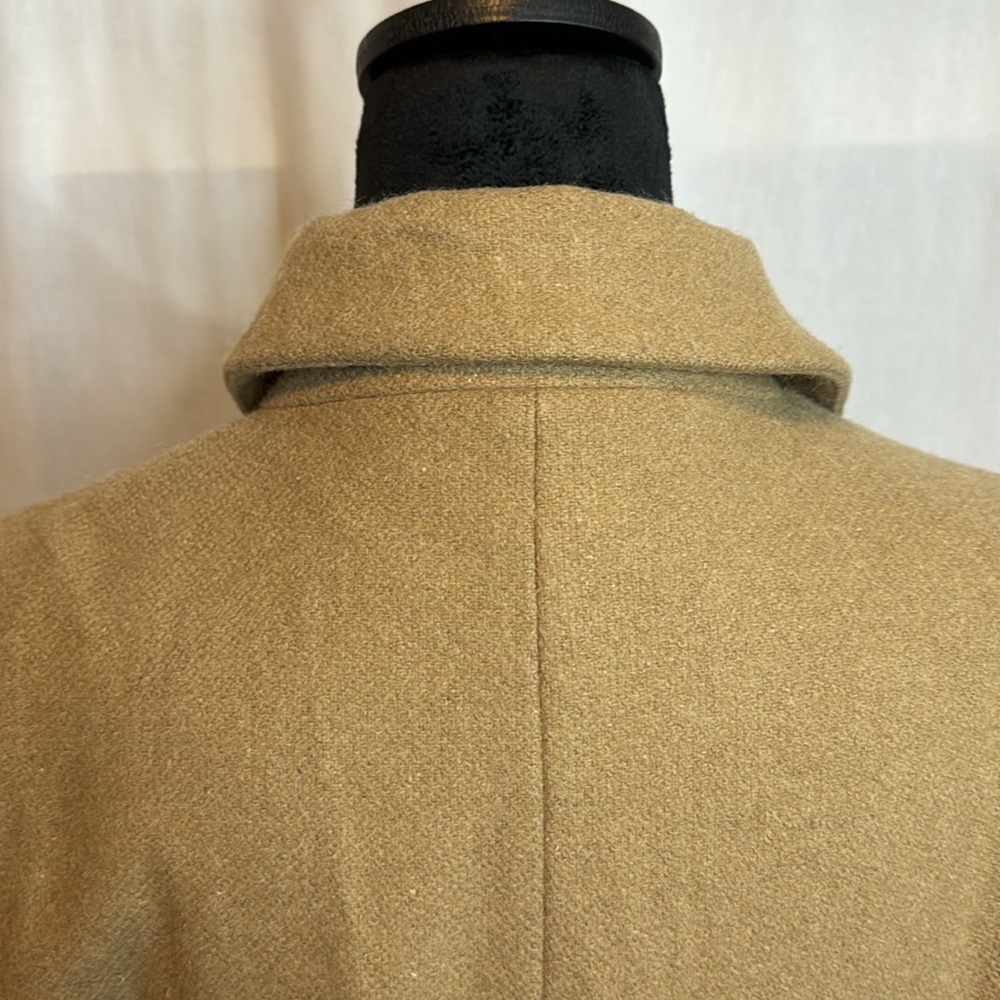 Women's Tan Belted Coat - Picture 9 of 12